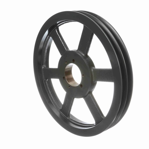 2 Groove Cast Iron Bushed Bore Multiple Sheave, 2C160SF